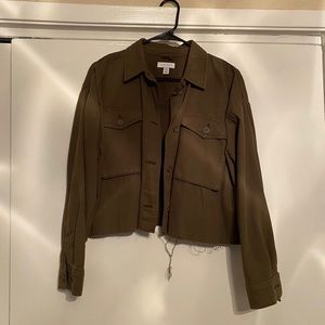 Topshop cropped shacket